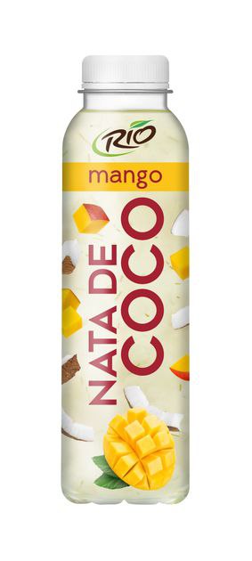Напій Rio Nata de coco mango з ферментованим  кокосом та манго  0,4 л PET